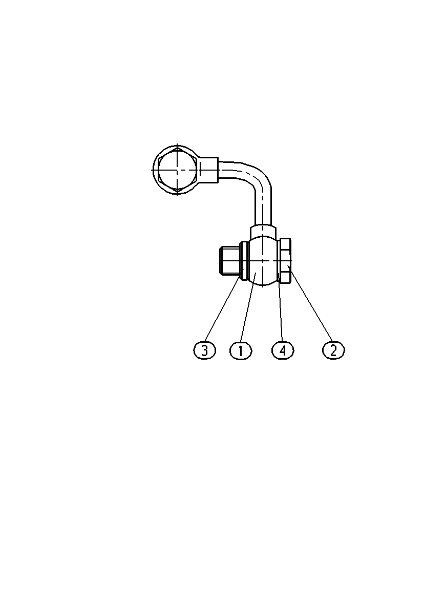 HYDRAULIC LINE — Zeichnung