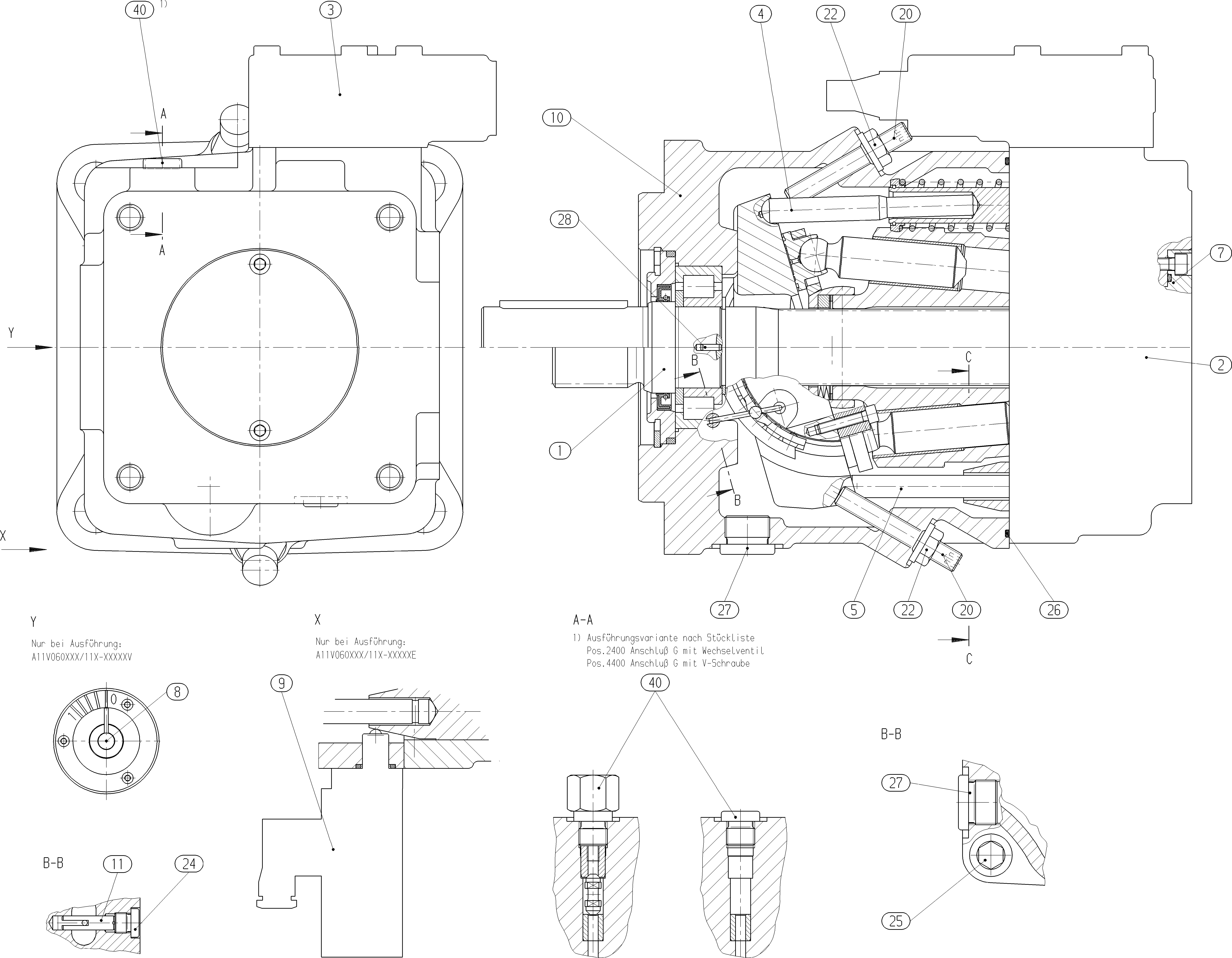 A11VO75LRCS/10R-NZD12K02-S — Zeichnung