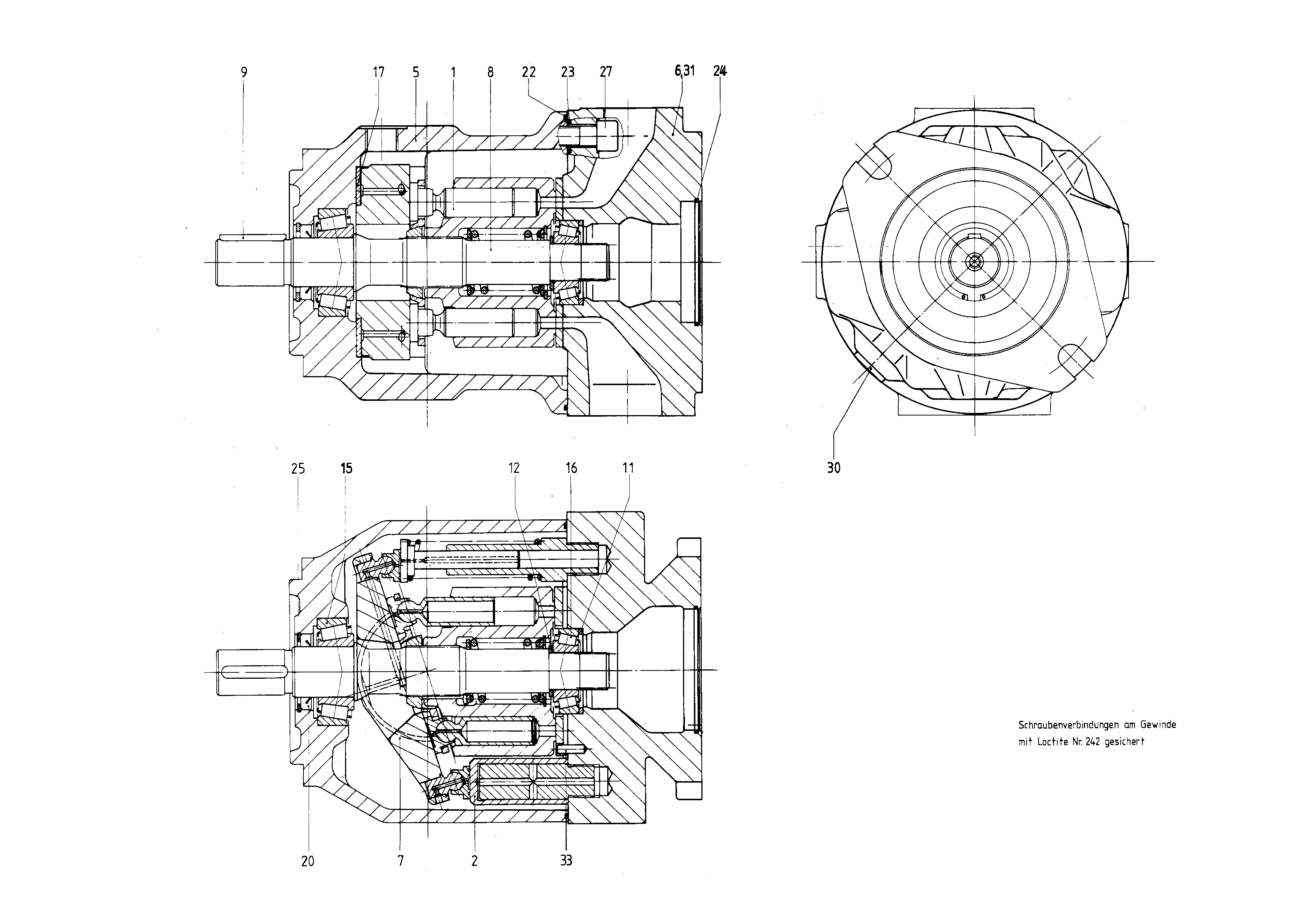 G A10VSO 71 OV /31R-PPA12KXX -SO 83 — Zeichnung