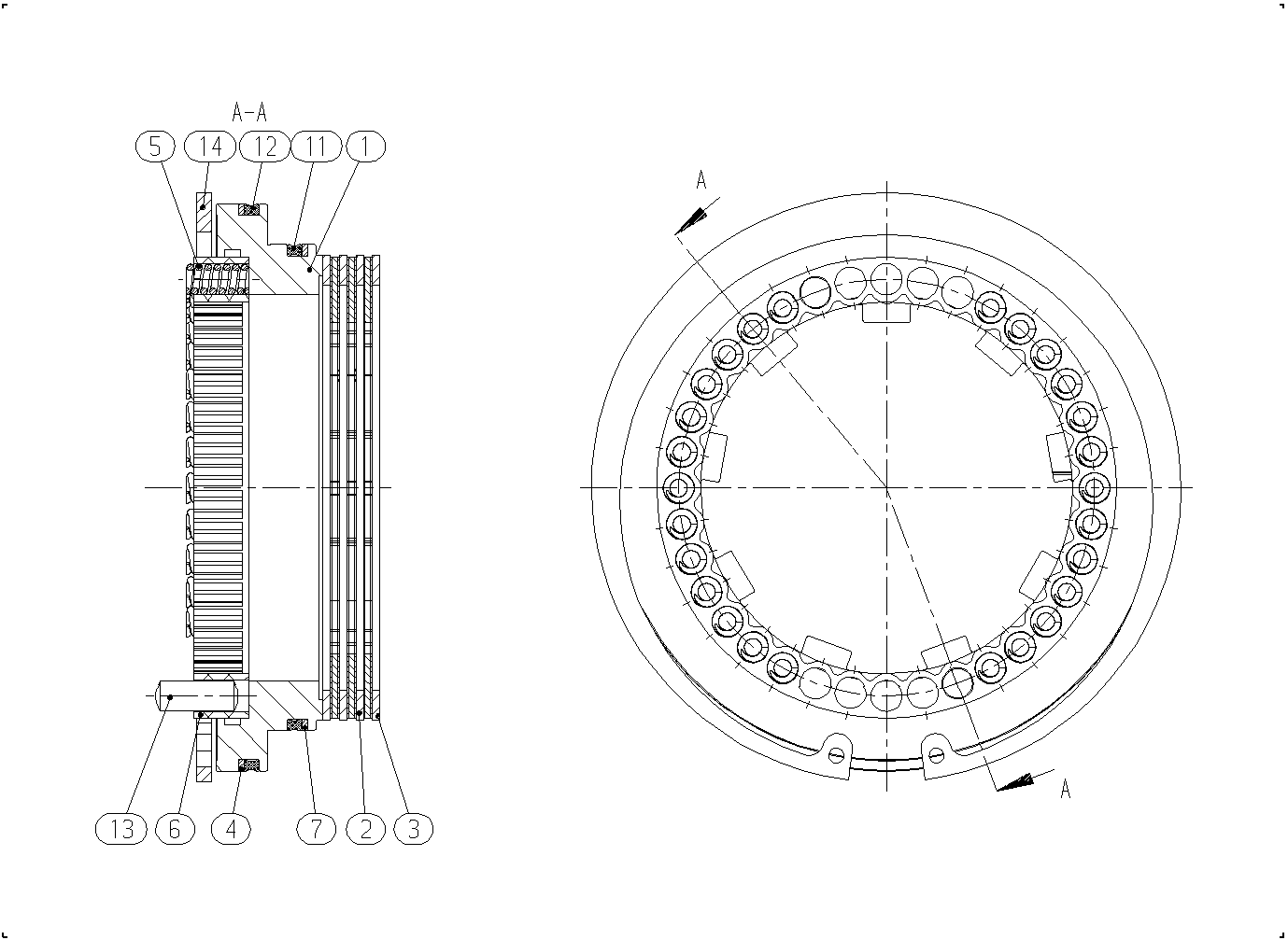 THRUST RING — Zeichnung