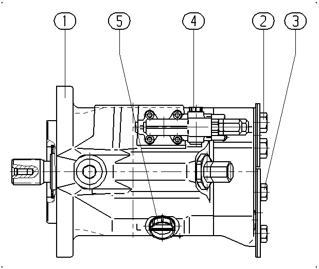 AL A10V O 85 DFR1/52R-PUC61N00 -S1685 — Zeichnung