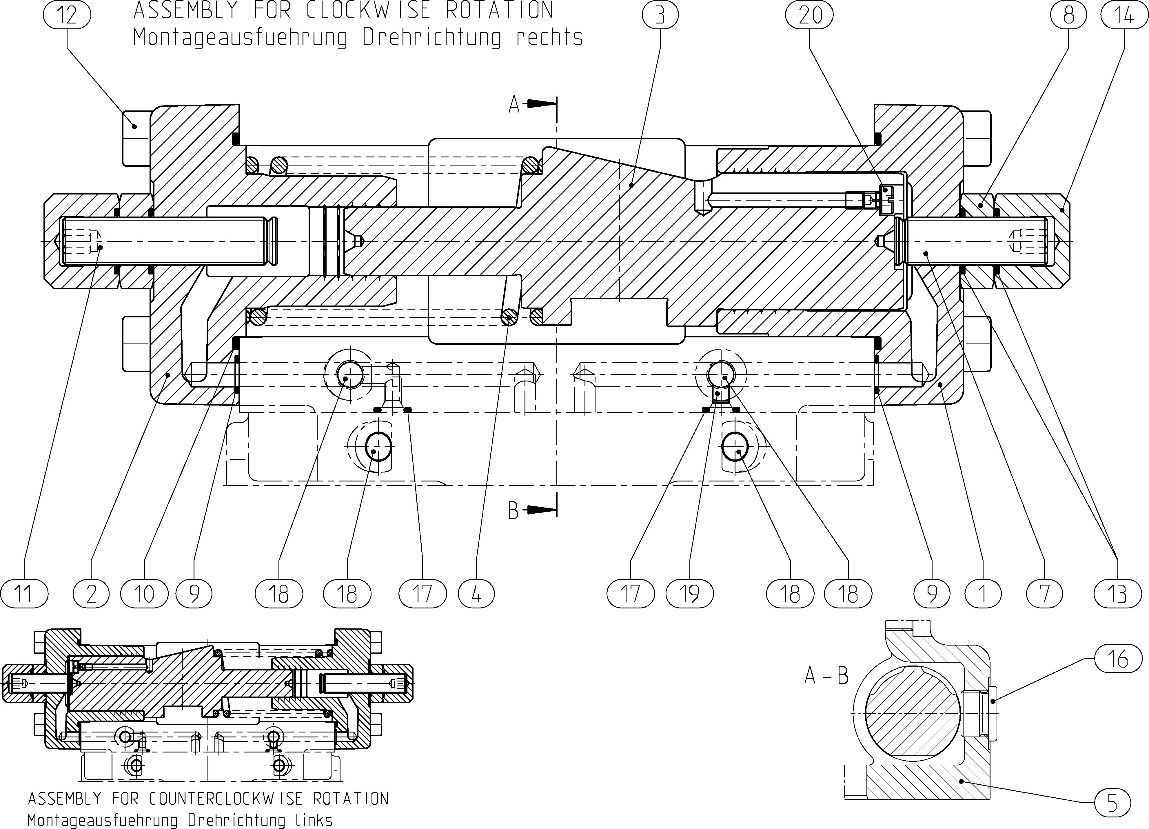 V A4VS 71 DR -SO806 — Zeichnung