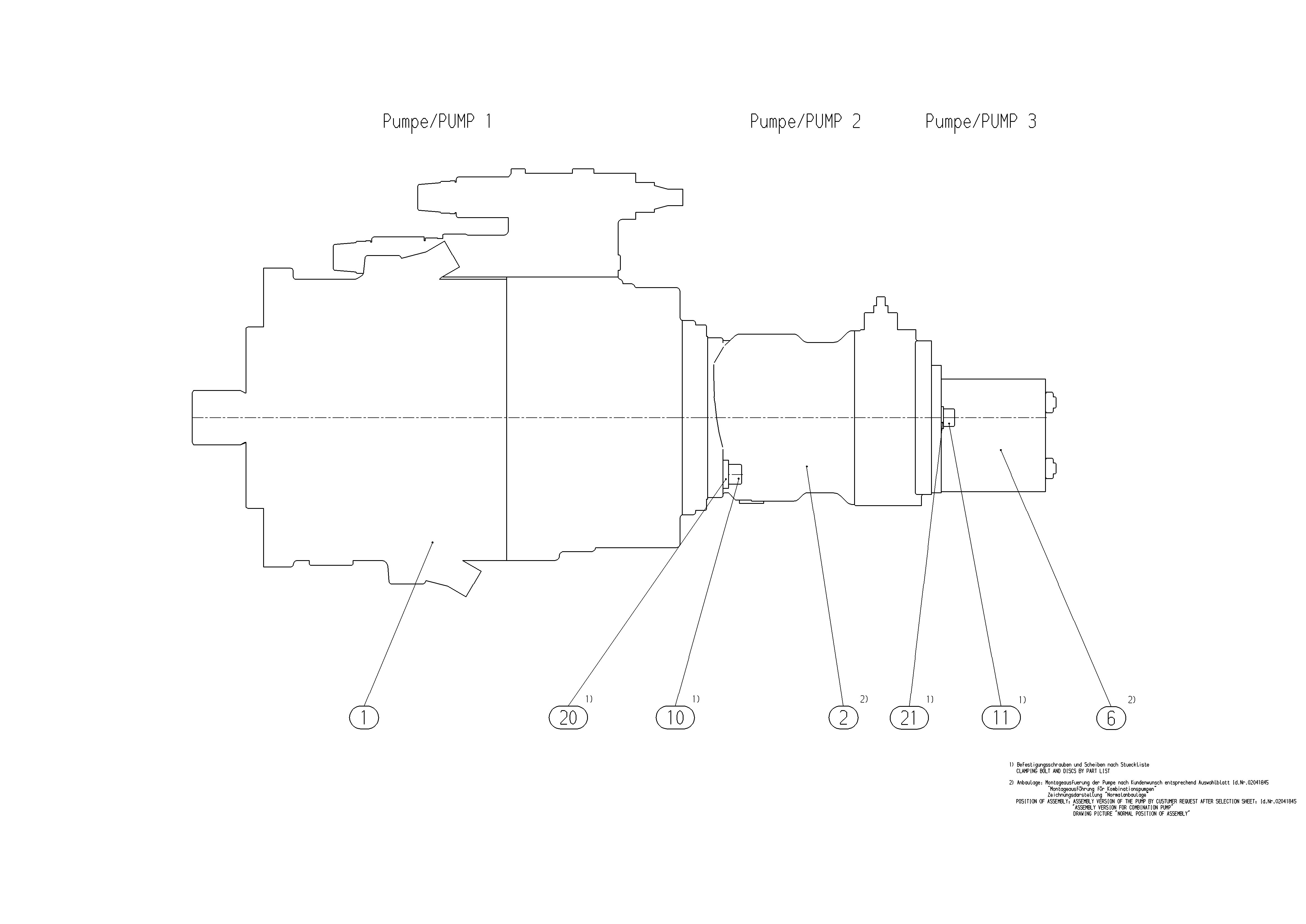 A11VO130LRDH2/10+A10VO28DR/31-K — Zeichnung