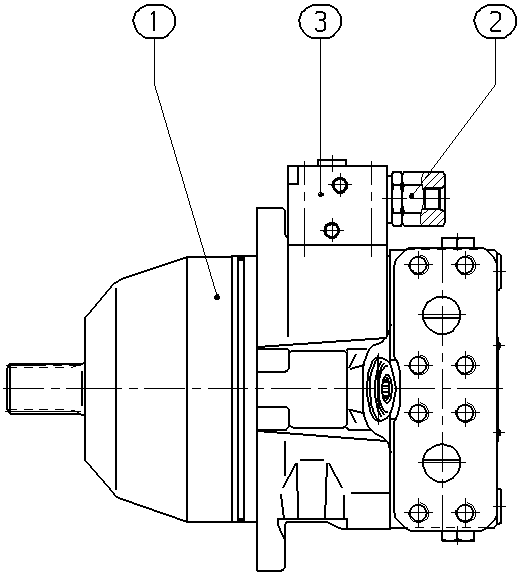 A A10V E 45 HZ6 /52W1-VRF10N007 -S2619 — Zeichnung