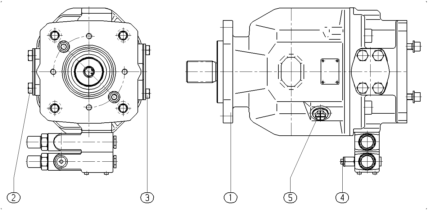 AP A10V O140 DFR1/31R-PSC62K68 — Zeichnung