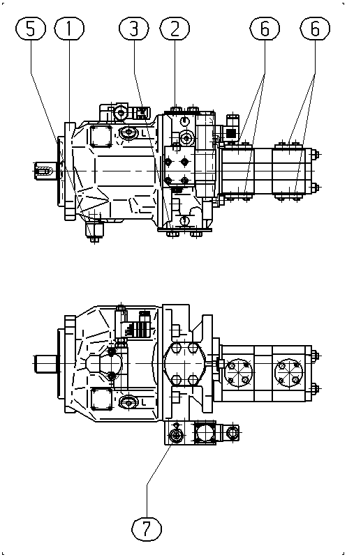 AL A10V O 71 FE /31R-VSC12G75 -SO187 — Zeichnung