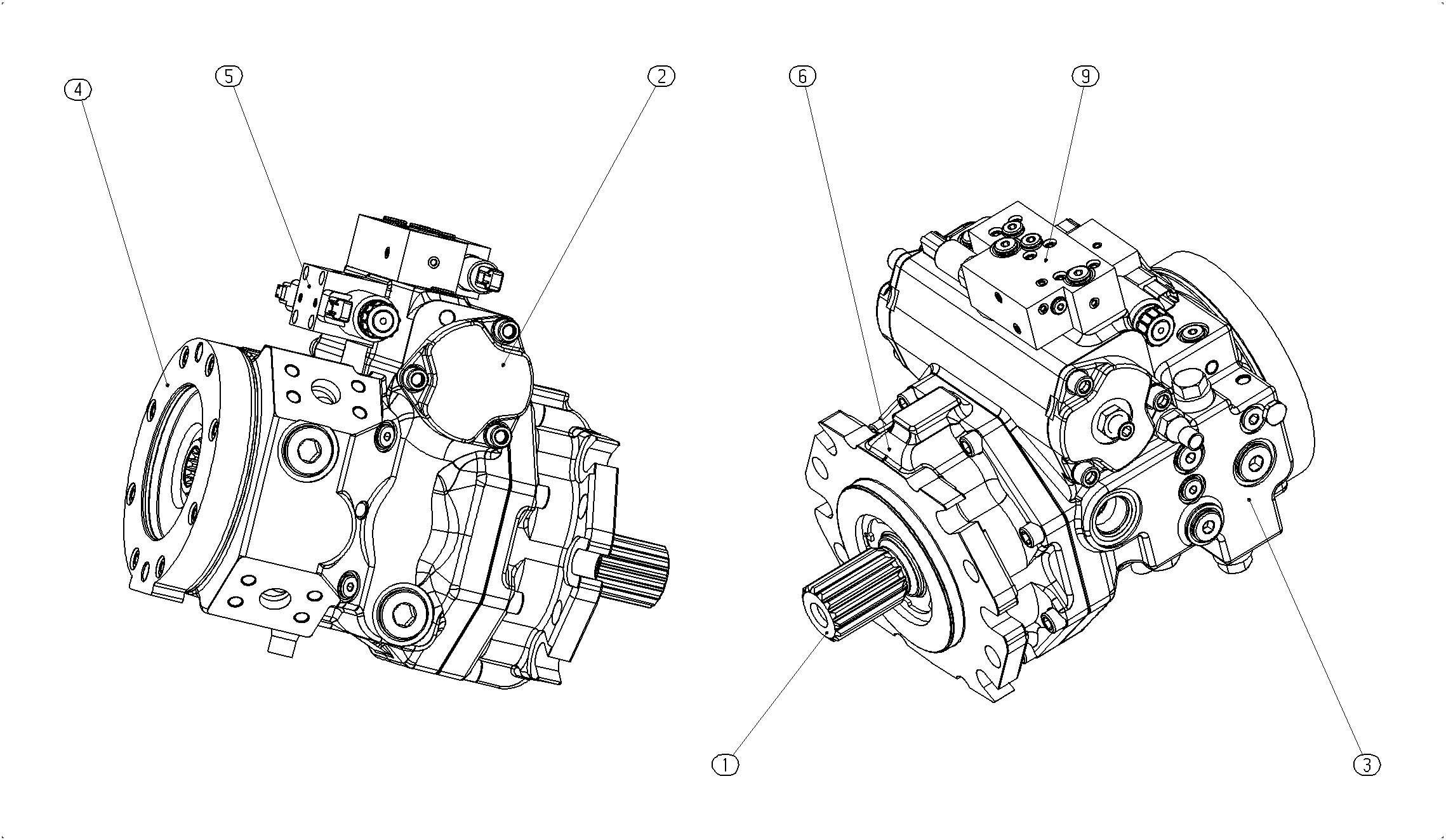 A4VG110EV2DP000/40MRND6T21FC1S7AS00-0 — Zeichnung