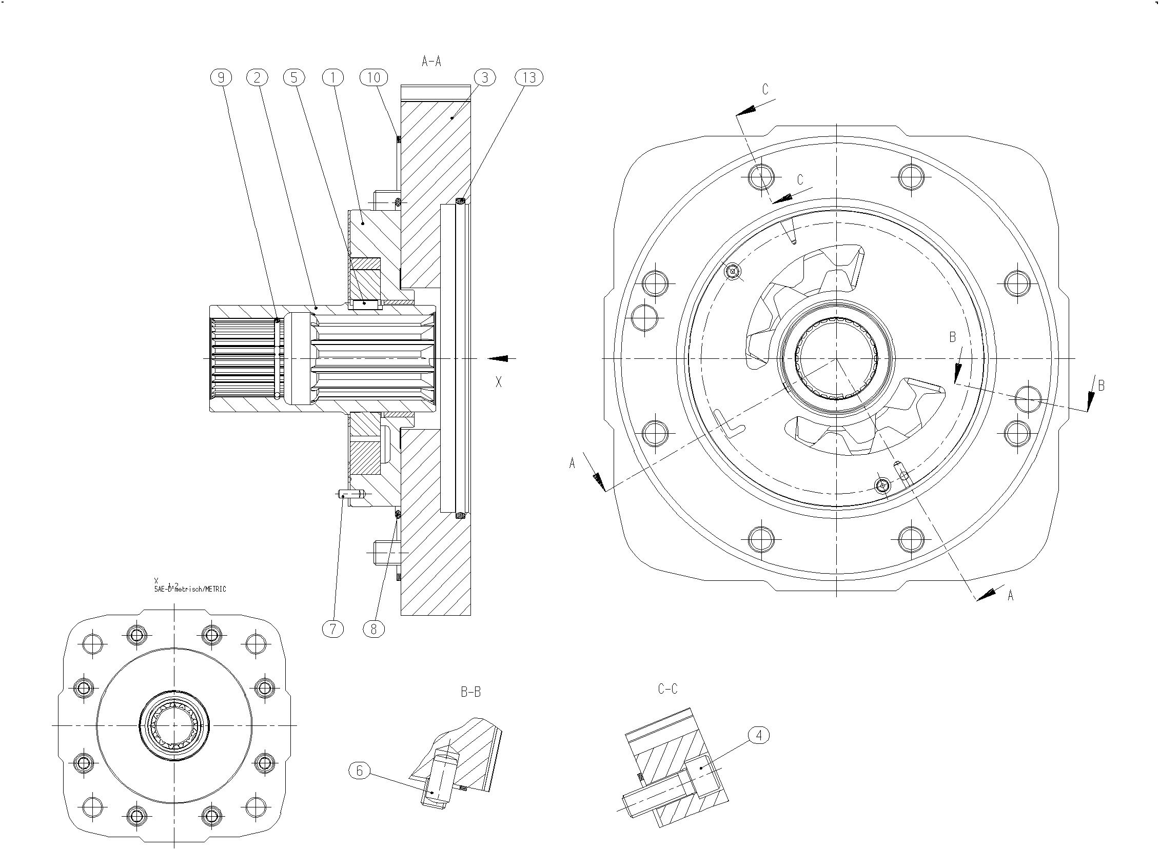 INTERNAL GEAR PUMP — Zeichnung