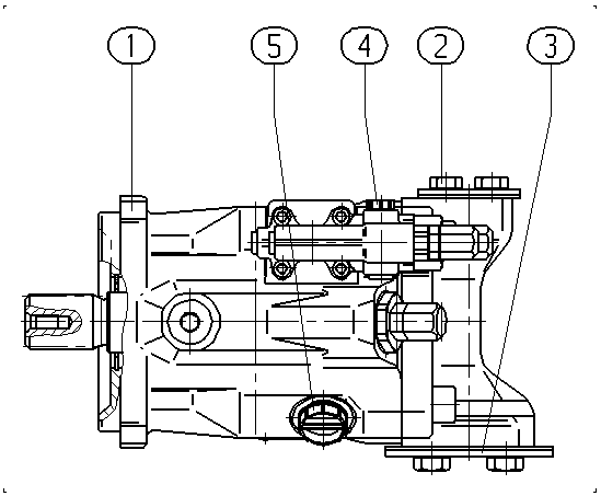 AL A10V O 60 DFR1/52R-VSD12N00 -SO 97 — Zeichnung