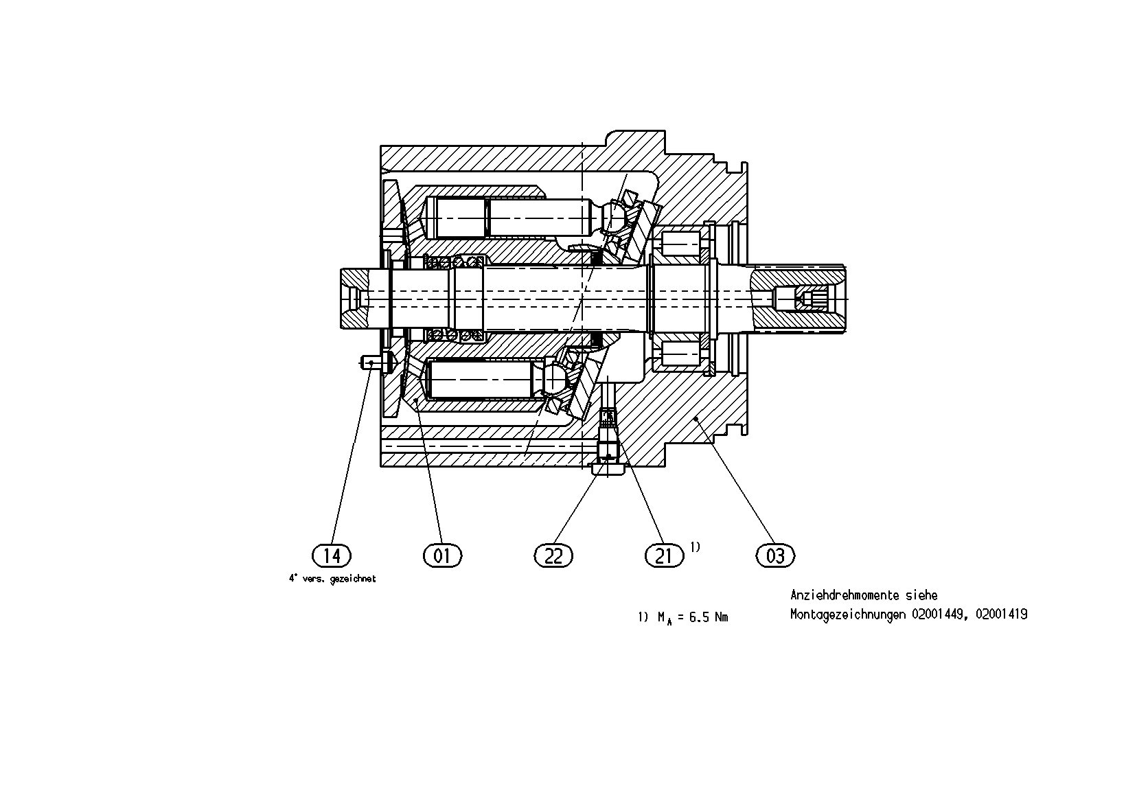 A4FM28/32W-X-S — Zeichnung