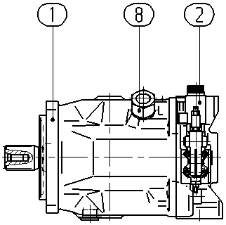 A A10V O140ED 73/31R-VSD12N00P — Zeichnung