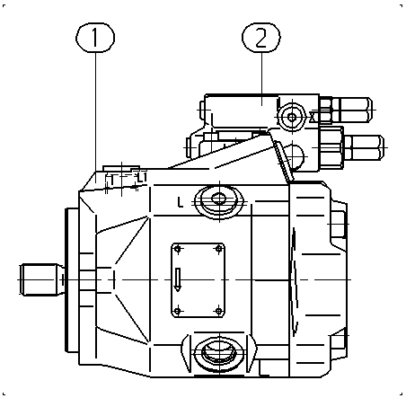 A A10V O 45 DR /52R-PUC11N00 -SO710 — Zeichnung