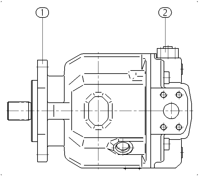 A A10V O100 DG /31L-VSC62N00 — Zeichnung