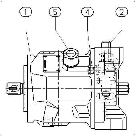 AH A10V O 45 DFR1/31L-PSC12N00 -SO239 — Zeichnung