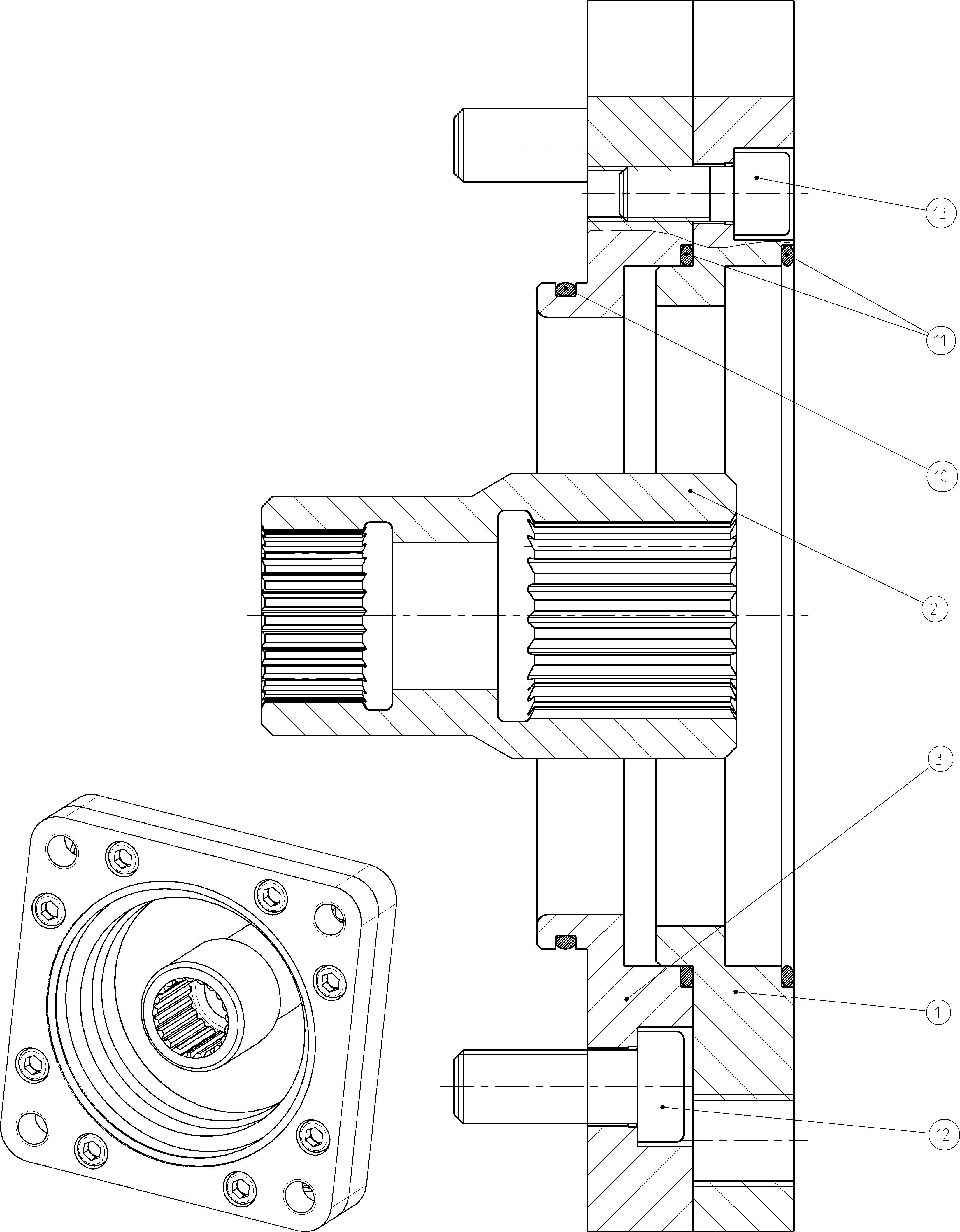 BELL HOUSING — Zeichnung