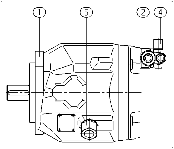 A A10V O 71 DFR1/31L-PPC11N00 — Zeichnung