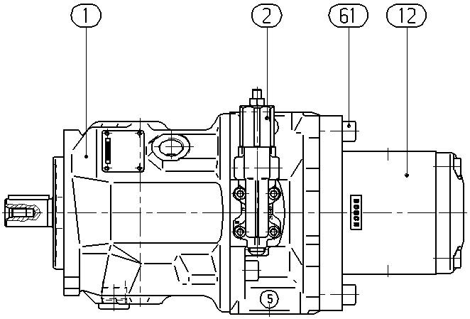 AA10VSO45DR/31R-VPA12L60 — Zeichnung
