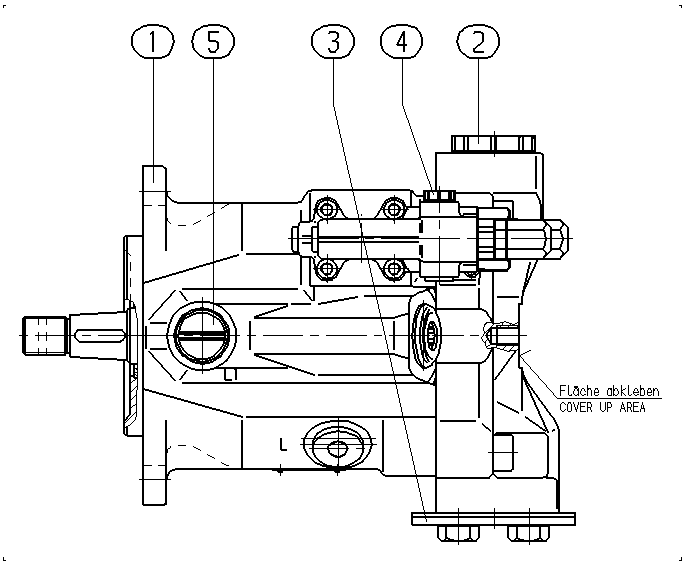 AL A10V O 45 DFR1/52R-VCC73N00 -S1430 — Zeichnung