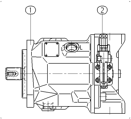 AA10VO71DFR1/31R-PSC42N00-S1474 — Zeichnung