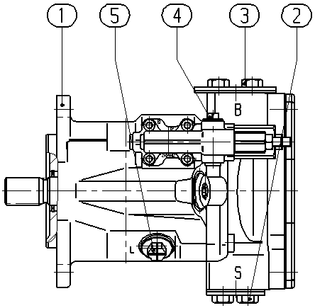 AL A10V O 28 DFR1/52L-VTC12K68 -S3023 — Zeichnung