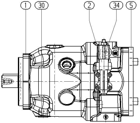A A10VSO100 DR /32R-VKD72U99 — Zeichnung