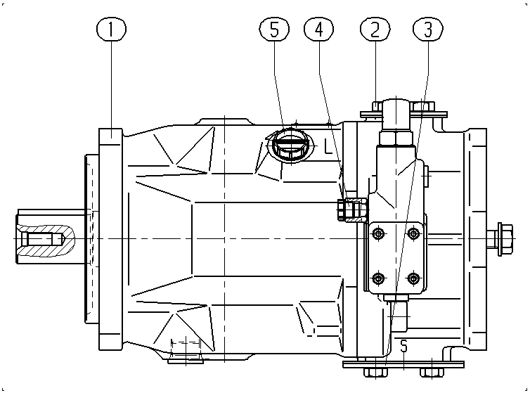 ALAA10VSO140DFR1/31R-PKD62K38 — Zeichnung
