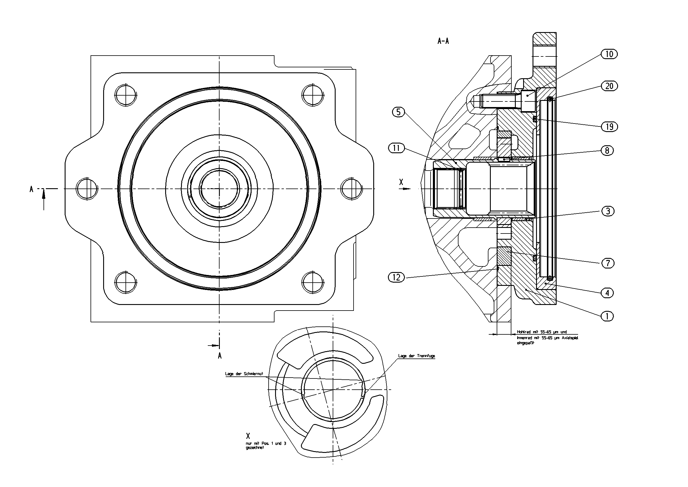 INTERNAL GEAR PUMP — Zeichnung