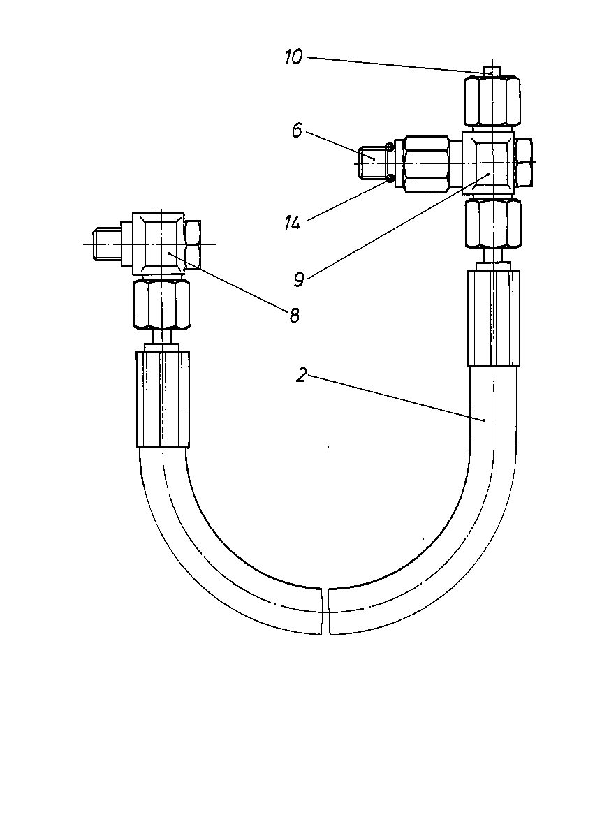 HYDRAULIC LINE — Zeichnung