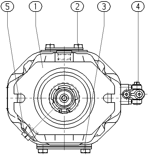 AXIAL-PISTON PUMP — Zeichnung
