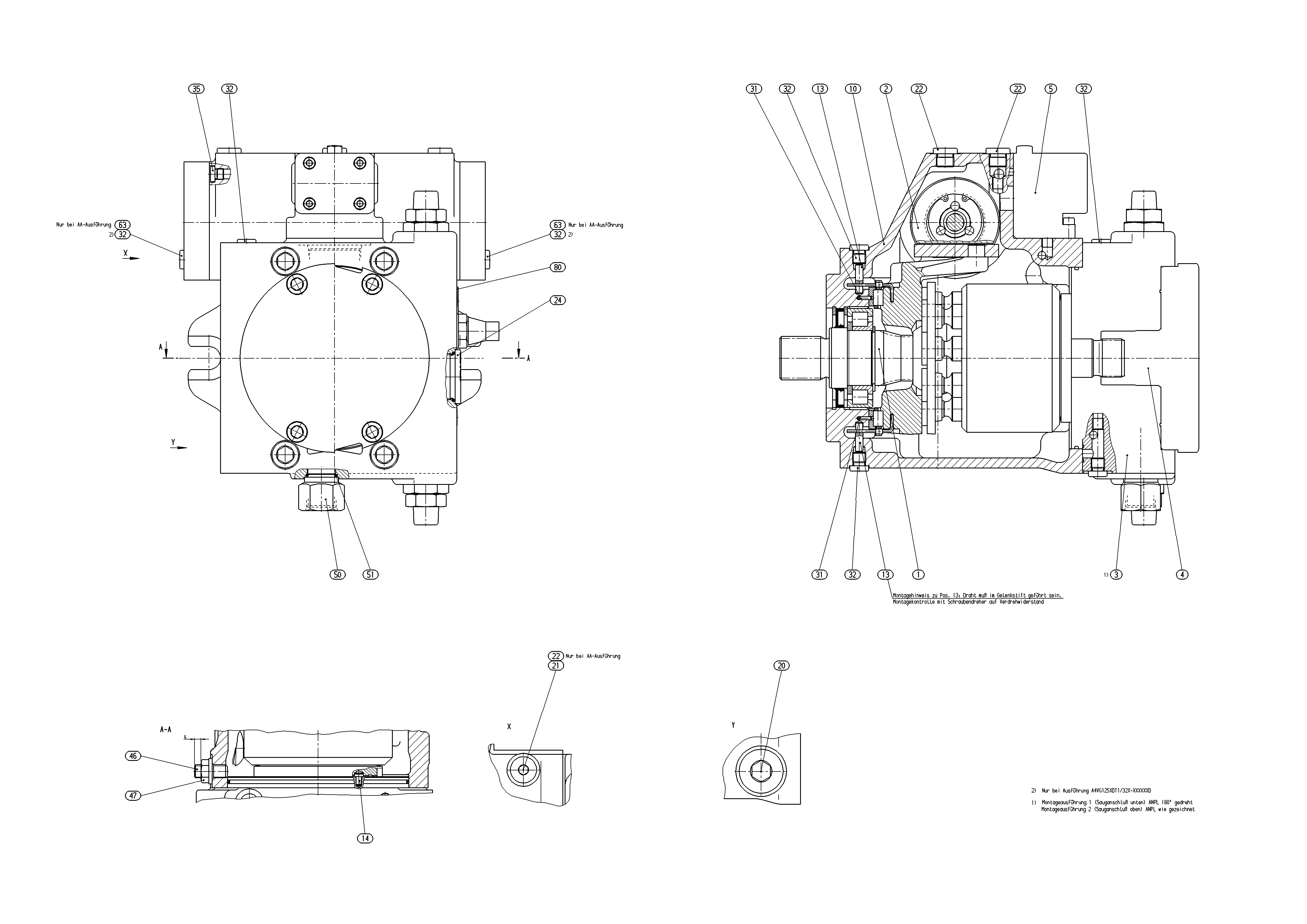 AXIAL-PISTON PUMP — Zeichnung