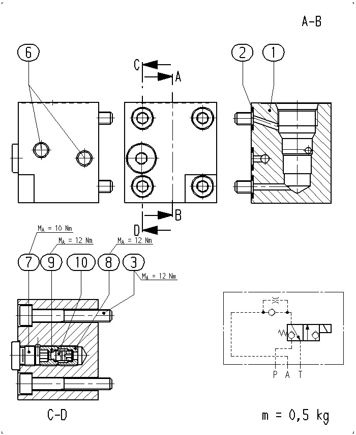 VALVE HOUSING — Zeichnung