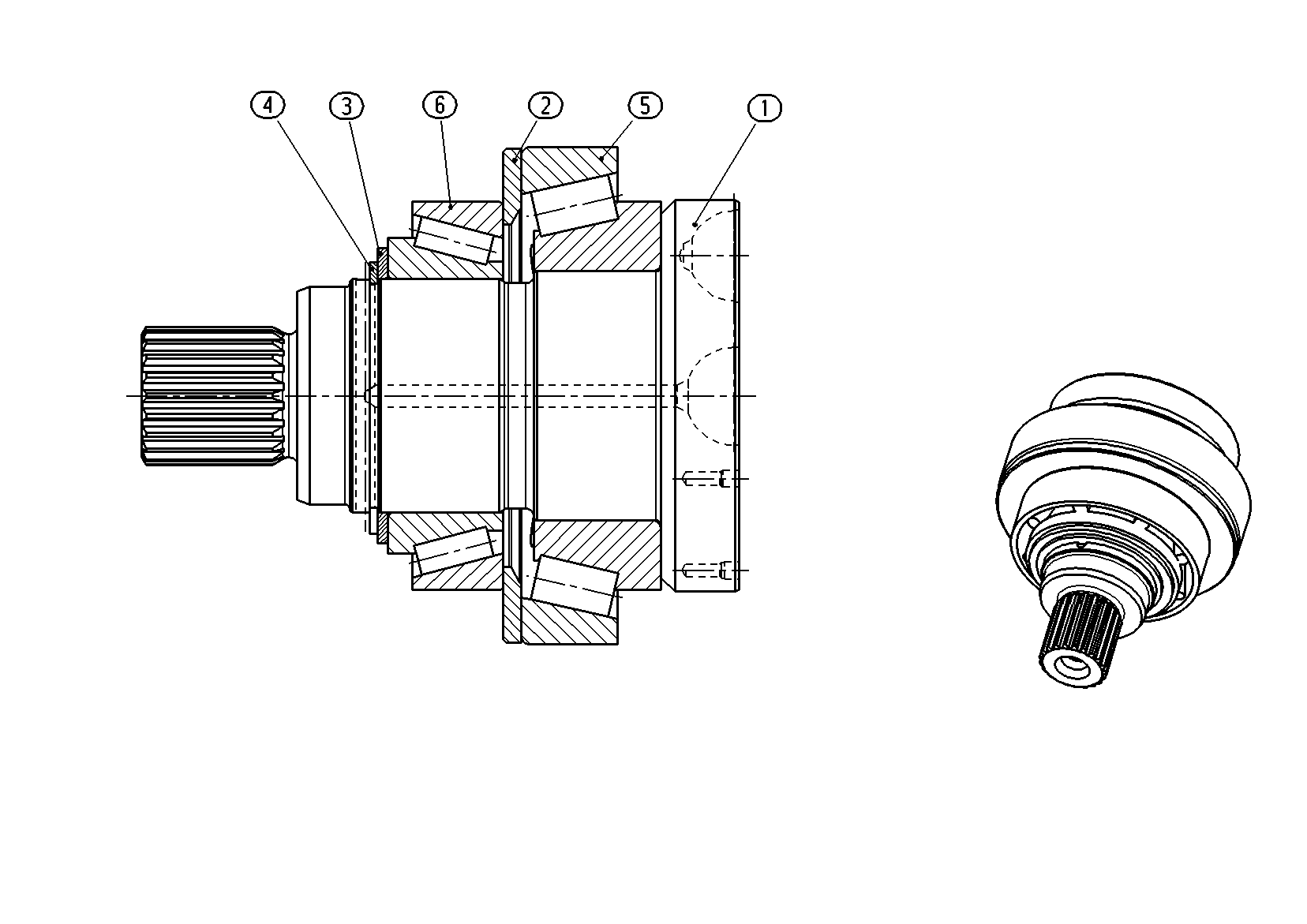 DRIVE SHAFT — Zeichnung