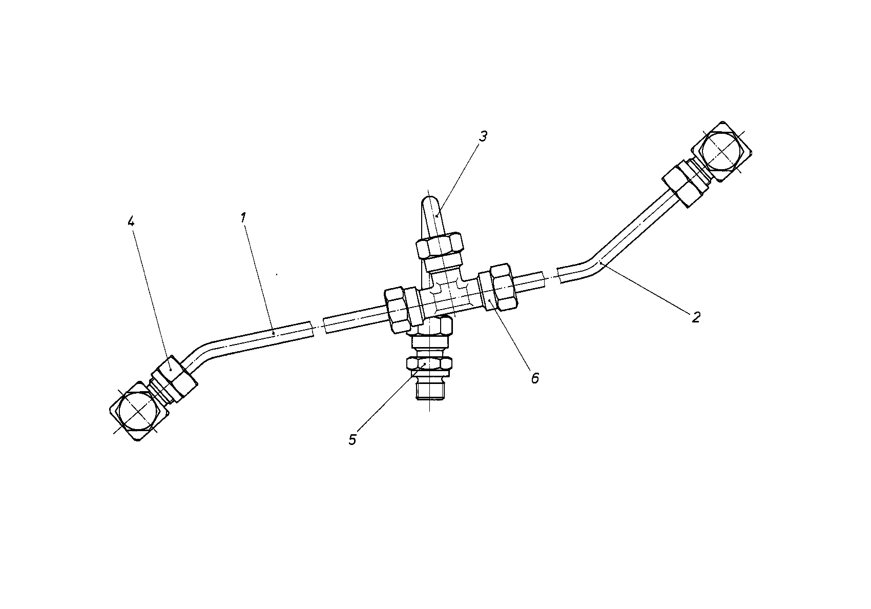 HYDRAULIC LINE — Zeichnung