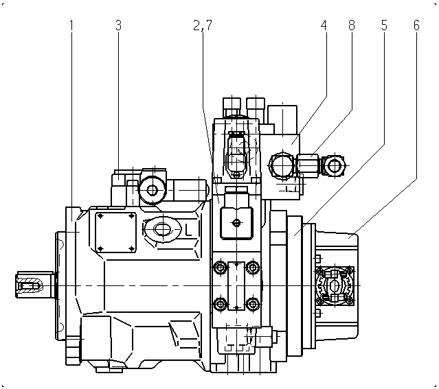 A A10VSO 28 DS1 /31W-PPA12T041 — Zeichnung