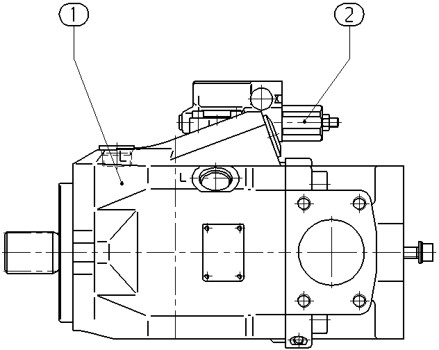 A A10V O 85 DR /52R-VSC12K68 — Zeichnung