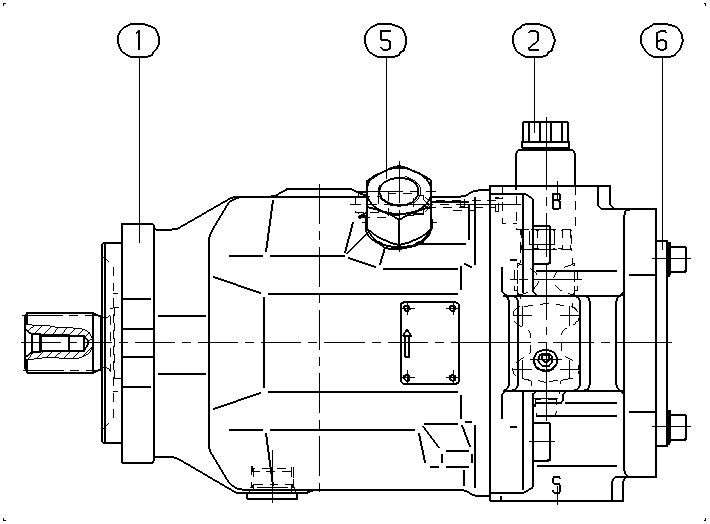 AA10VO100ED73/31L-PSC12KC1T — Zeichnung