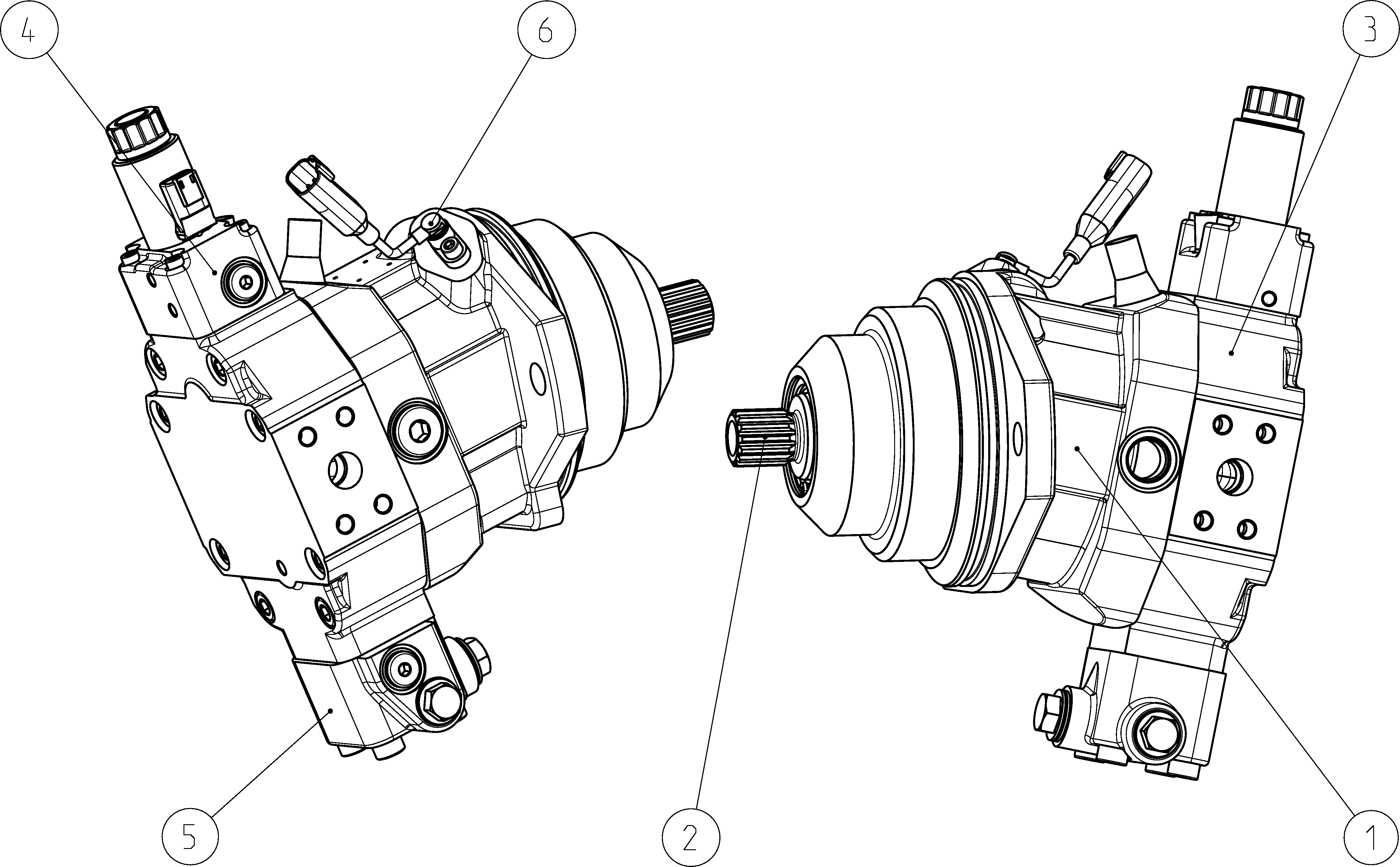 A6VE055EP500P000A/65MWV0P2Z62DV-0 — Zeichnung