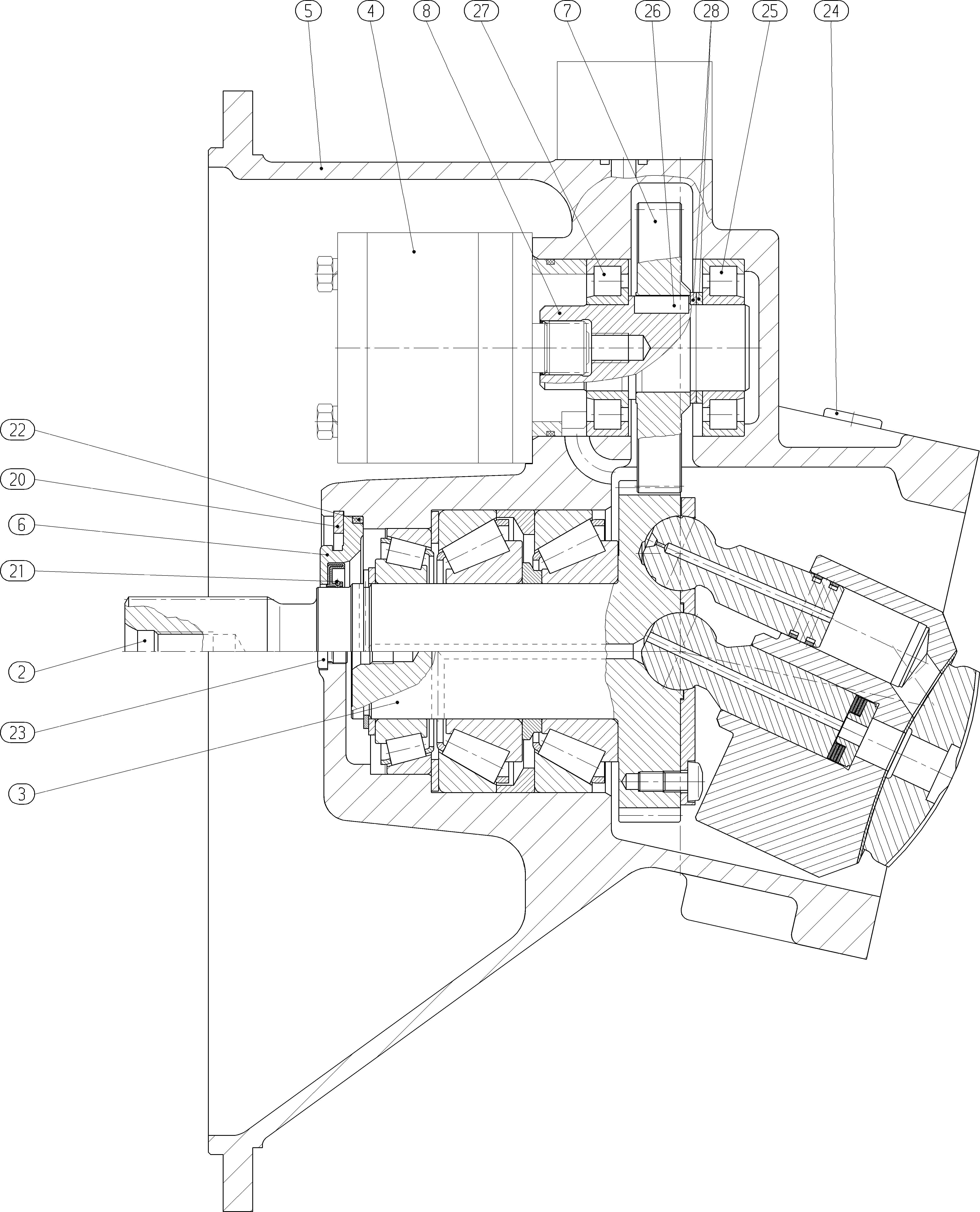 A8VO140/63R1-NZG05F-S 27027.9402 — Zeichnung