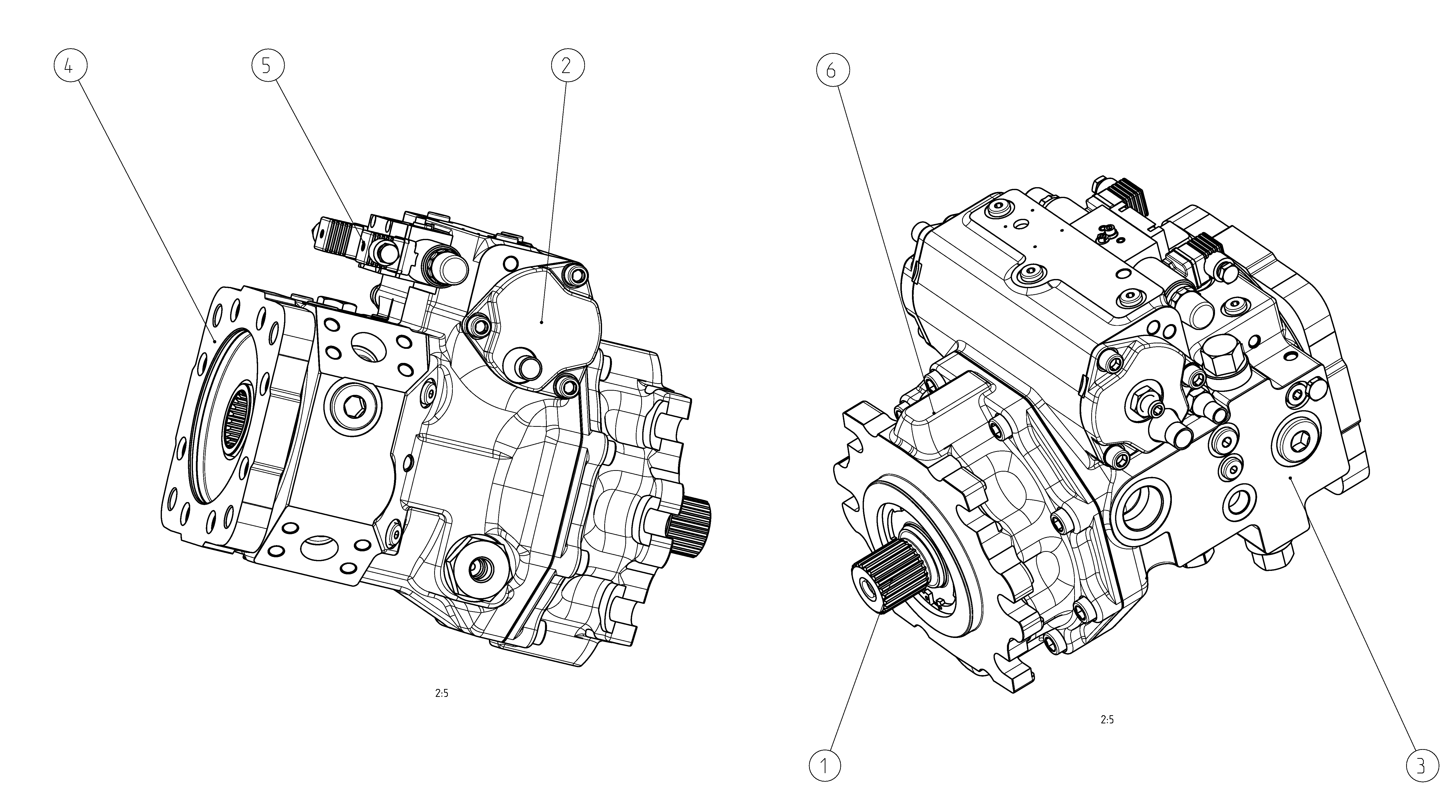 AXIAL-PISTON PUMP — Zeichnung