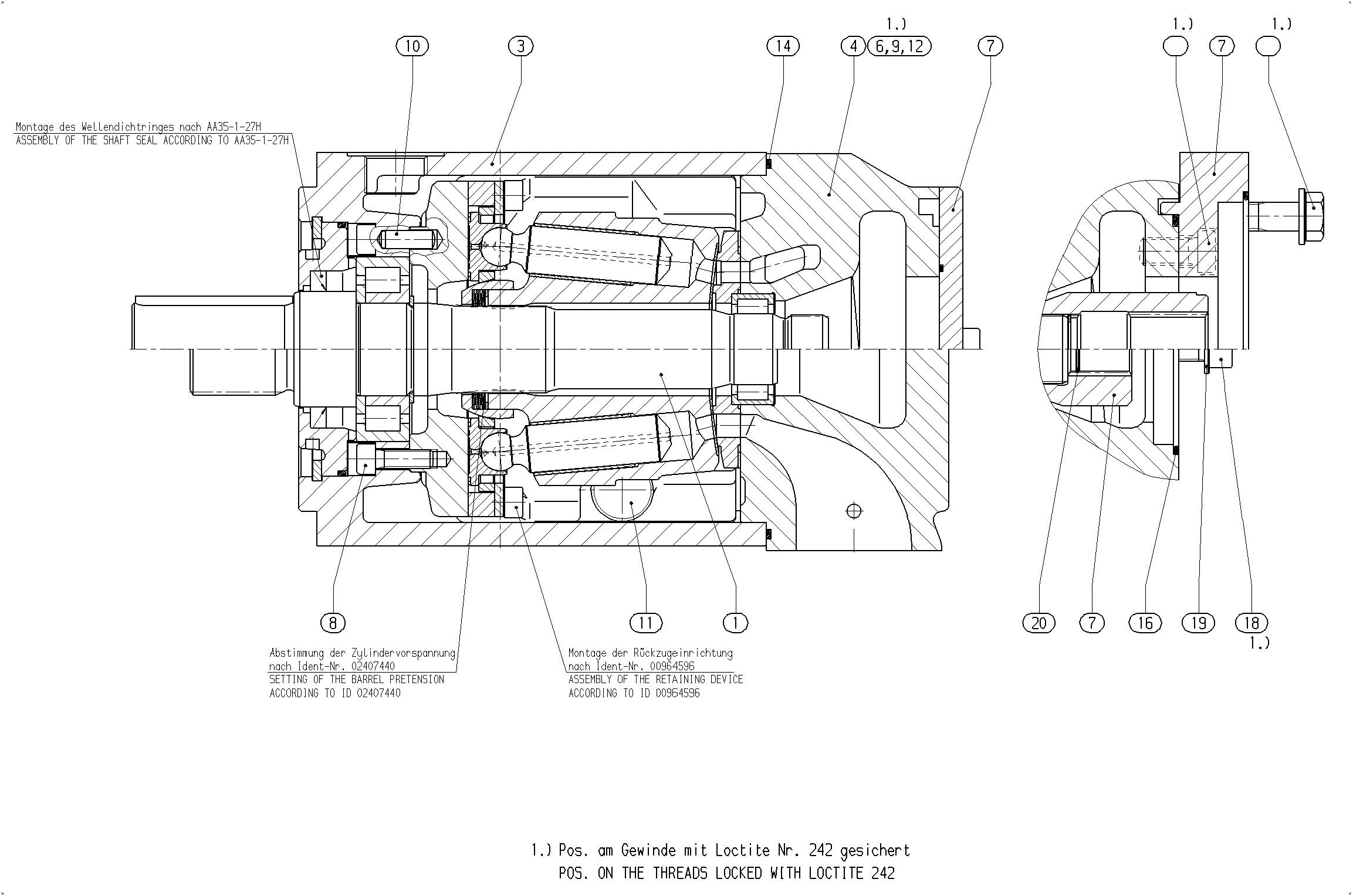AXIAL-PISTON PUMP — Zeichnung