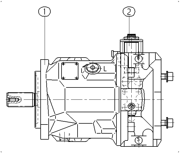 AXIAL-PISTON PUMP — Zeichnung