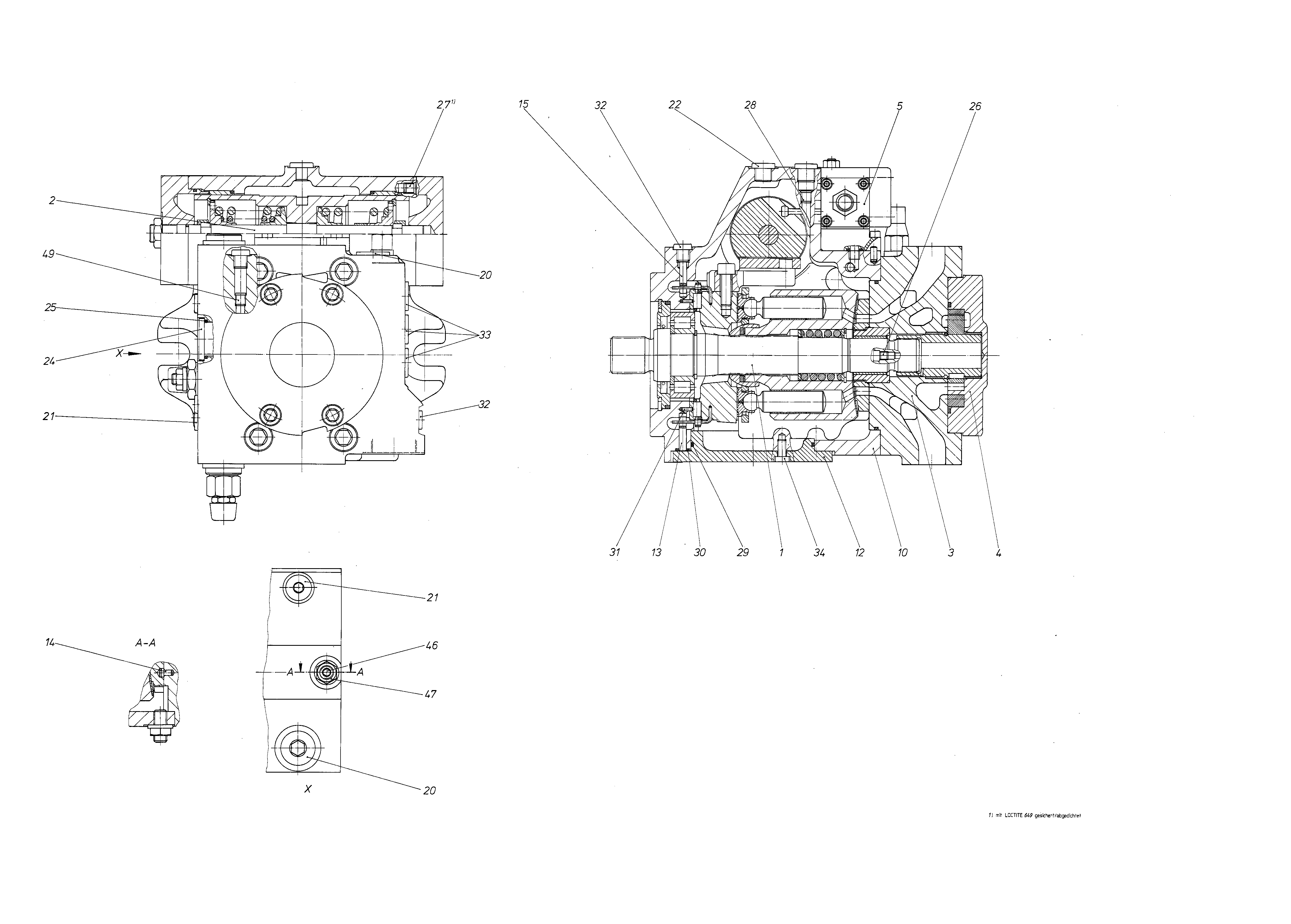 A4VG90HDD1/31R-PZF02F001S — Zeichnung
