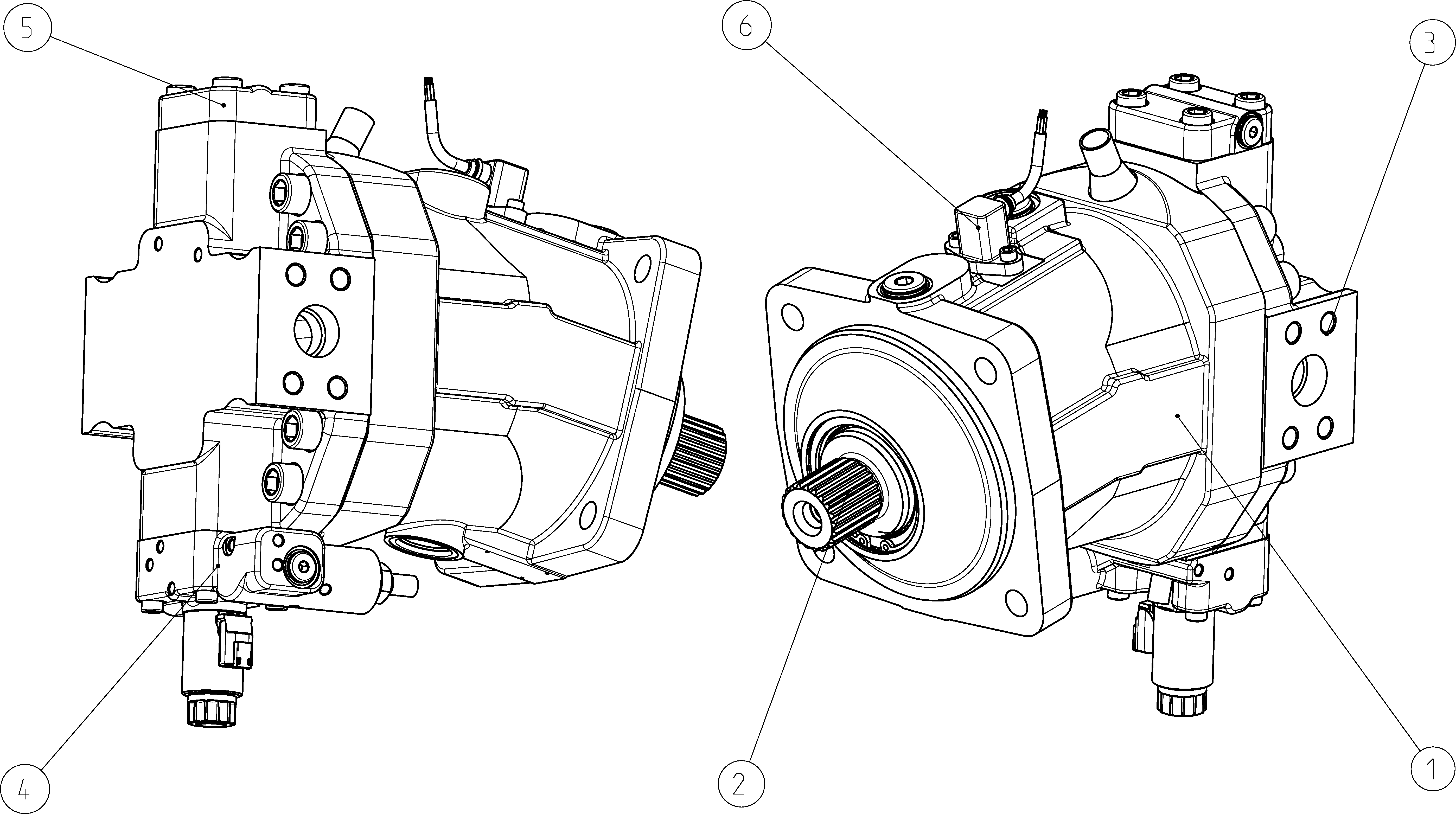 A6VM170EP2D1P001B/71MWV0R4A120H-0 — Zeichnung