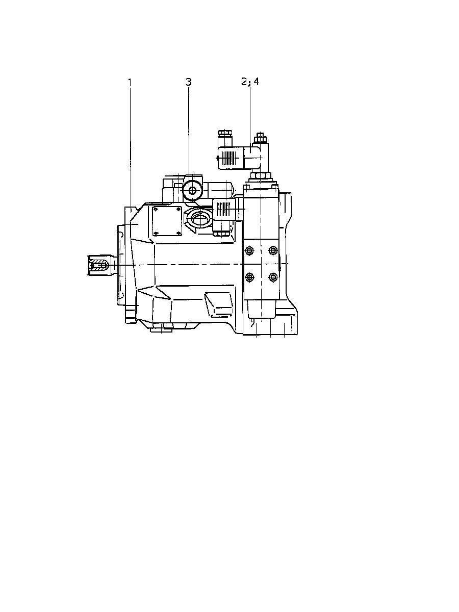 A A10V O 45+DFE /31R-PSC62N00 — Zeichnung