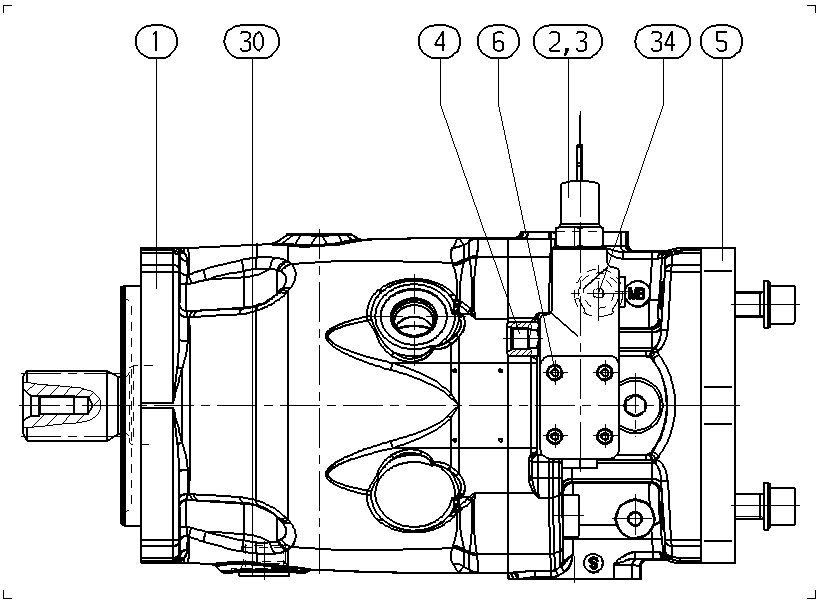 A A10VSO140 DRG /32R-VSD32U07 -S2880 — Zeichnung