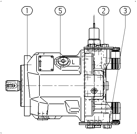 AL A10V O 45 DR /31L-PSC12N00 -SO911 — Zeichnung