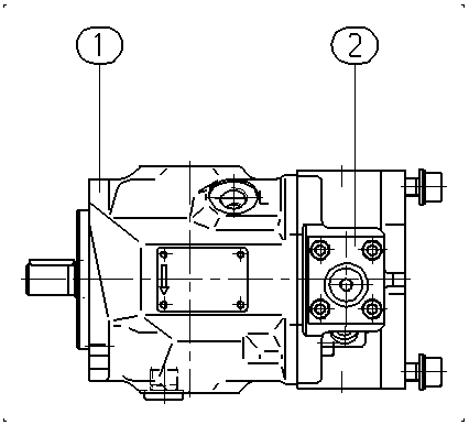 AA10VSO18DG/31R-VPA12K51 — Zeichnung