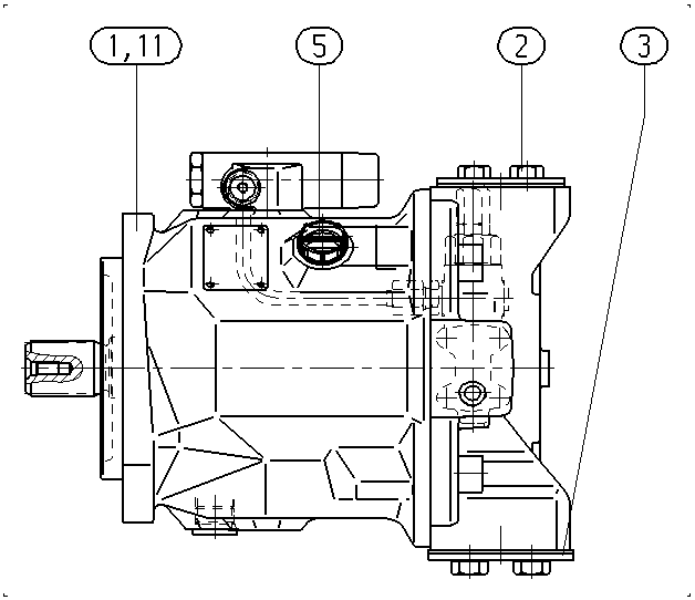 AL A10V O 45 DFLR/31L-VSC62N00 -SO793 — Zeichnung