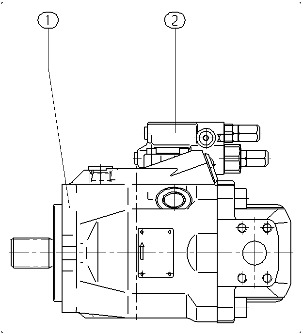 AA10VO60DFR/52L-PSC62N00-SO547 — Zeichnung