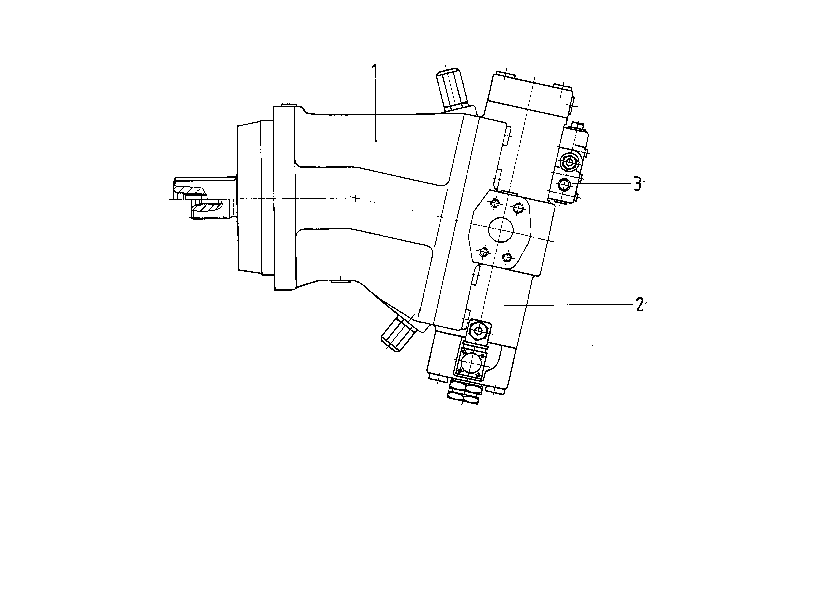 A A6V M 250 EP2 /63W2-VZB027 A — Zeichnung